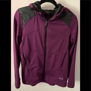 Oakley training track jacket with hood